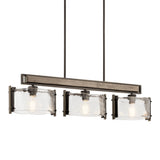Kichler Aberdeen 3-Light Bronze Farmhouse Chandelier