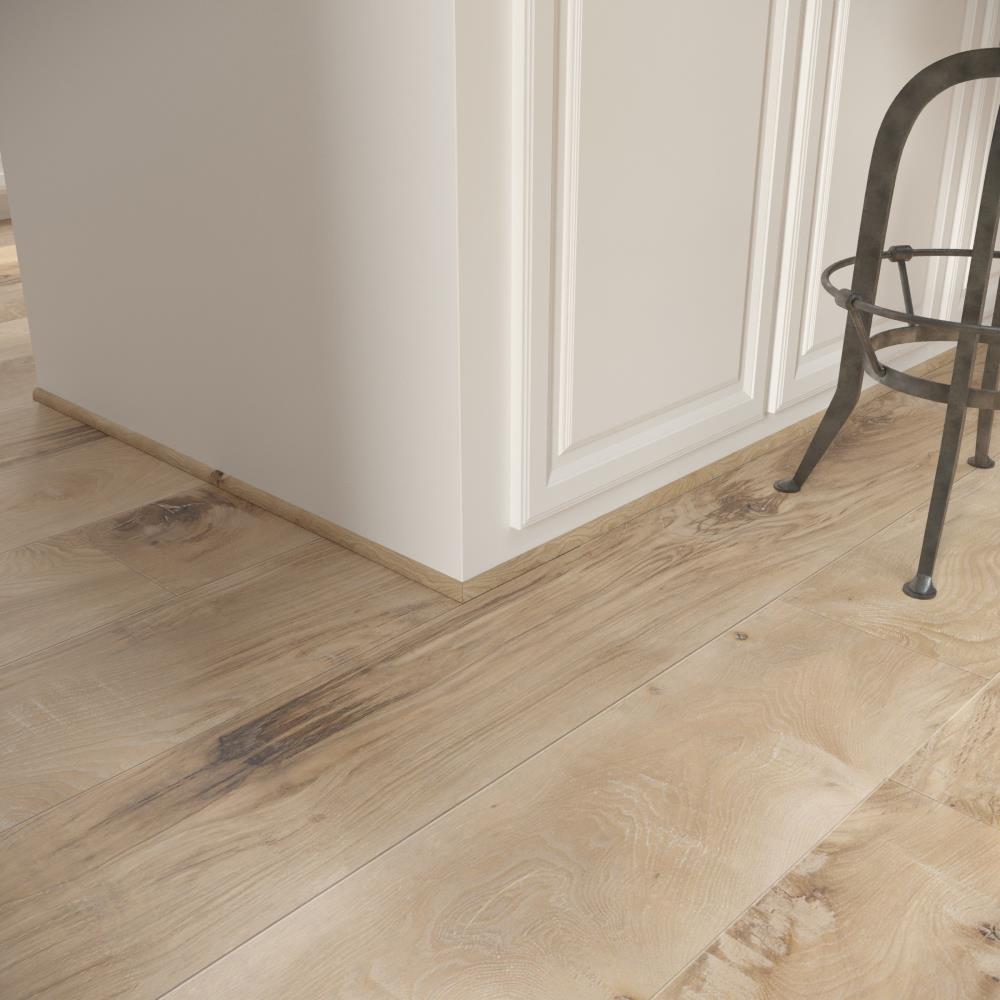 CALI Seaboard Oak 0.7-in x 72.83-in Vinyl Floor Quarter Round