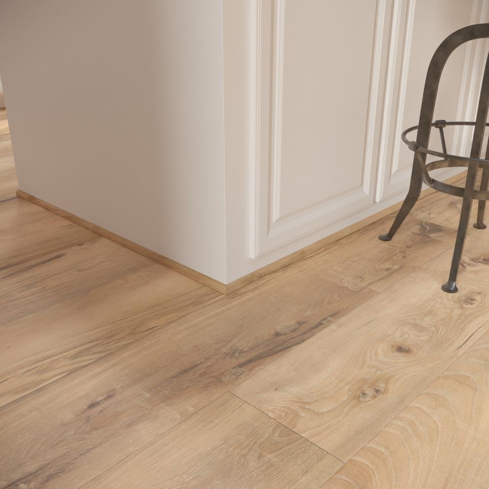 CALI North Shore Oak 0.7-in x 72.83-in Vinyl Floor Quarter Round
