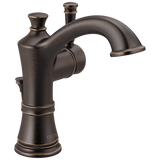 Delta Valdosta Venetian Bronze 1‑Handle Single Hole/4‑in Centerset WaterSense Bathroom Sink Faucet with Drain