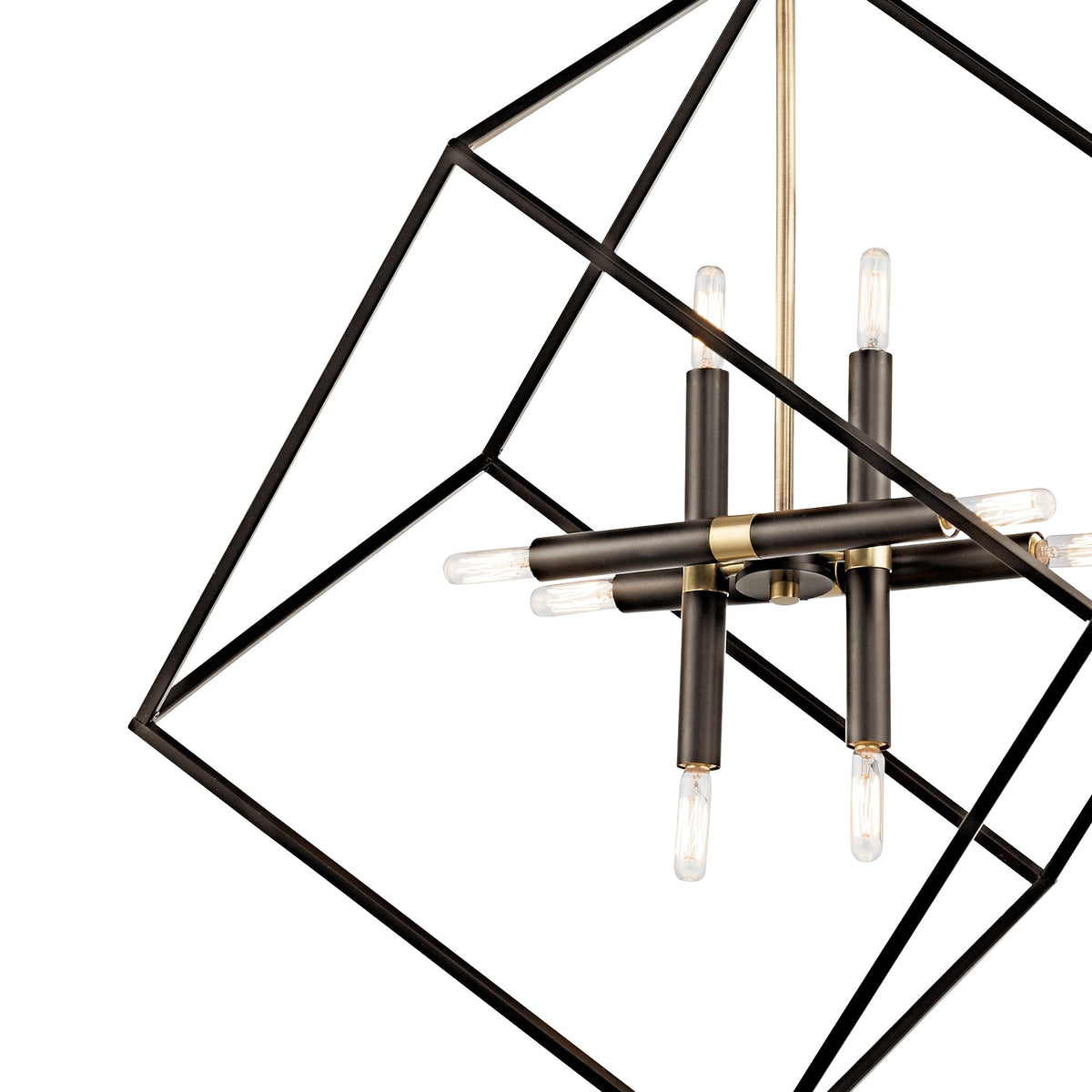 Kichler Cartone 8-Light Bronze Modern/Contemporary Chandelier