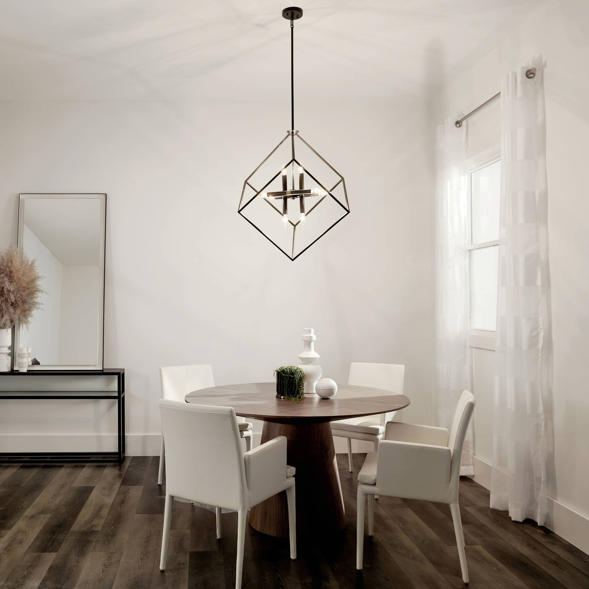 Kichler Cartone 8-Light Bronze Modern/Contemporary Chandelier
