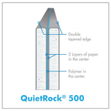 QuietRock 1/2-in x 4-ft x 8-ft 500 Regular Drywall Panel