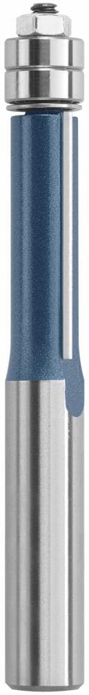 Bosch 1/2-in Carbide-Tipped Trimming/Template Router Bit, 1-1/2-in Cut Length, 1/2-in Shank