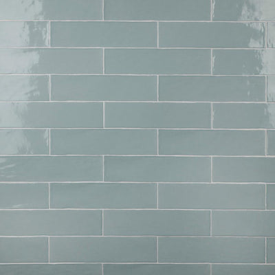 Merola Tile Chester Acqua 3 in. x 12 in. Ceramic Wall Subway Tile (5.93 sq. ft. / Case) - Super Arbor