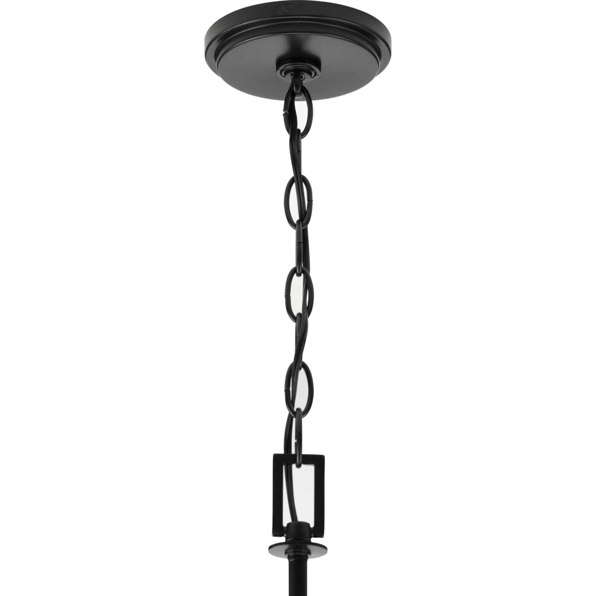 Progress Lighting Winslett 5-Light Matte Black Coastal Chandelier
