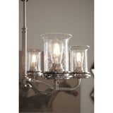 Progress Lighting Winslett 5-Light Brushed Nickel Coastal Chandelier