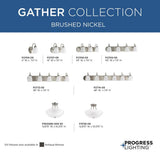 Progress Lighting Gather 3-Light Antique Bronze Transitional Chandelier