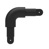 Freedom 4-in x 4.5-in Matte Black Aluminum Line Connector