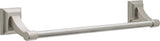 Delta Bellamy 3‑Piece SpotShield Brushed Nickel Decorative Bathroom Hardware Set (18–24 in Towel Bar, Toilet Paper Holder, Towel Ring)