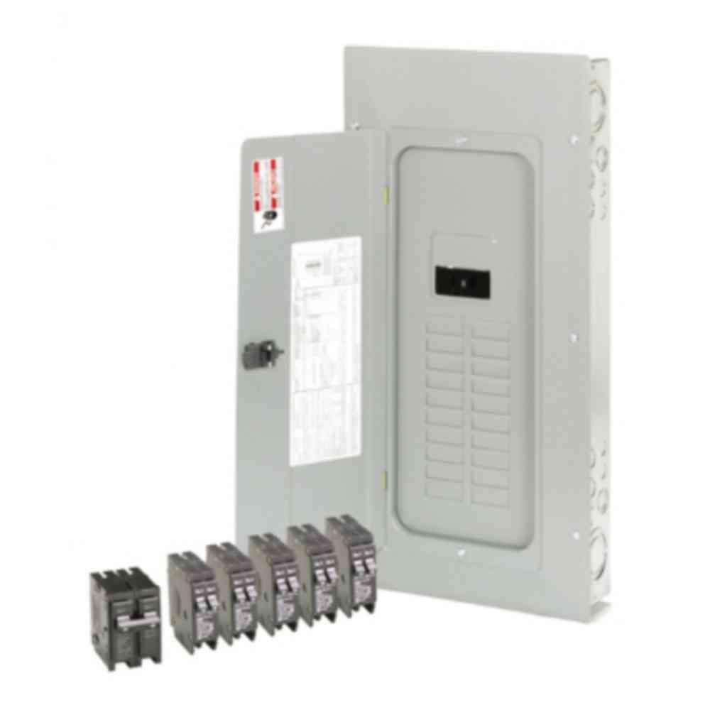 BR 100 Amp 10 Space 20 Circuit Indoor Main Breaker Renovation Loadcenter Value Pack (Includes 2-BR115 and 1-BR230) - Super Arbor