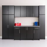 Prepac Elite 16-in W x 24-in H Wood Composite Black Wall-mount Utility Storage Cabinet