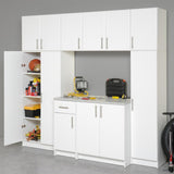 Prepac Elite 32-in W x 65-in H Wood Composite White Freestanding Utility Storage Cabinet