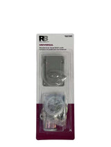 Blue Hawk Gray Zinc Die-Cast Garage Door Bolt Lock
