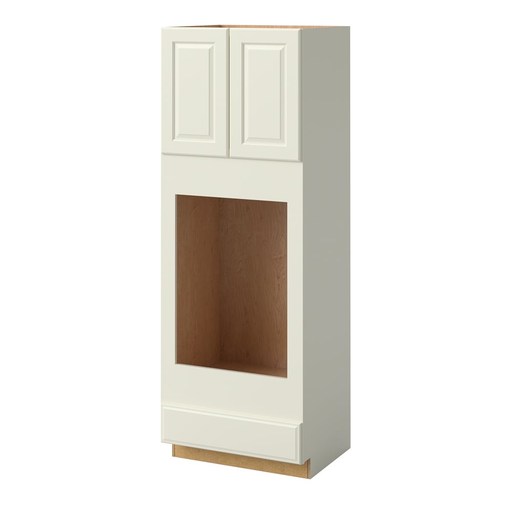 allen + roth Pattingham 33-in W x 84-in H x 24-in D Harbor 1-Drawer Wall Fully Assembled Cabinet (Raised Panel Shaker Style)