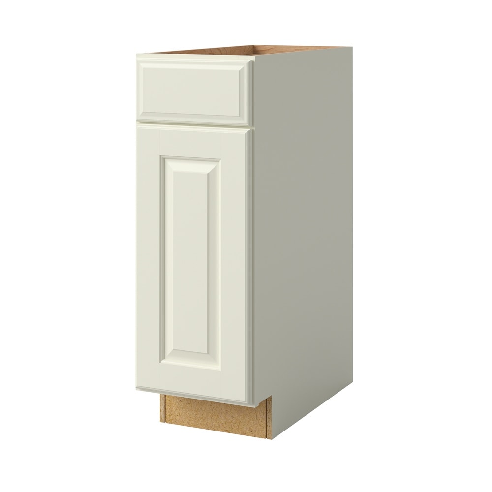 allen + roth Pattingham 12-in W x 34.5-in H x 24-in D Harbor 1-Drawer Base Fully Assembled Cabinet (Raised Panel Square Style)