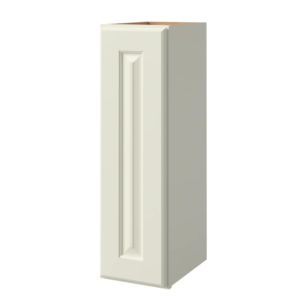 allen + roth Pattingham 9-in W x 30.125-in H x 12-in D Harbor Wall Fully Assembled Cabinet (Raised Panel Square Door Style)