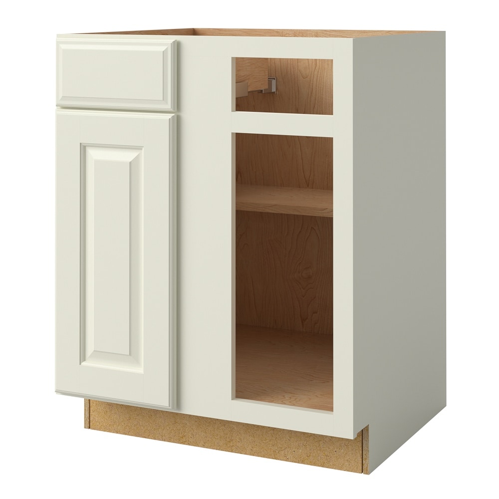allen + roth Pattingham 27-in W x 34.5-in H x 24-in D Harbor Blind 1-Drawer Base Fully Assembled Cabinet (Raised Panel Square Style)