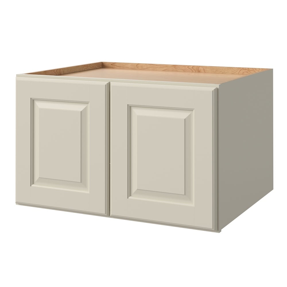 allen + roth Pattingham 30-in W x 18.125-in H x 24-in D Harbor Wall Fully Assembled Cabinet (Raised Panel Square Door Style)