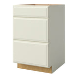 allen + roth Pattingham 21-in W x 34.5-in H x 24-in D Harbor 3-Drawer Base Fully Assembled Cabinet (Raised Panel Style)