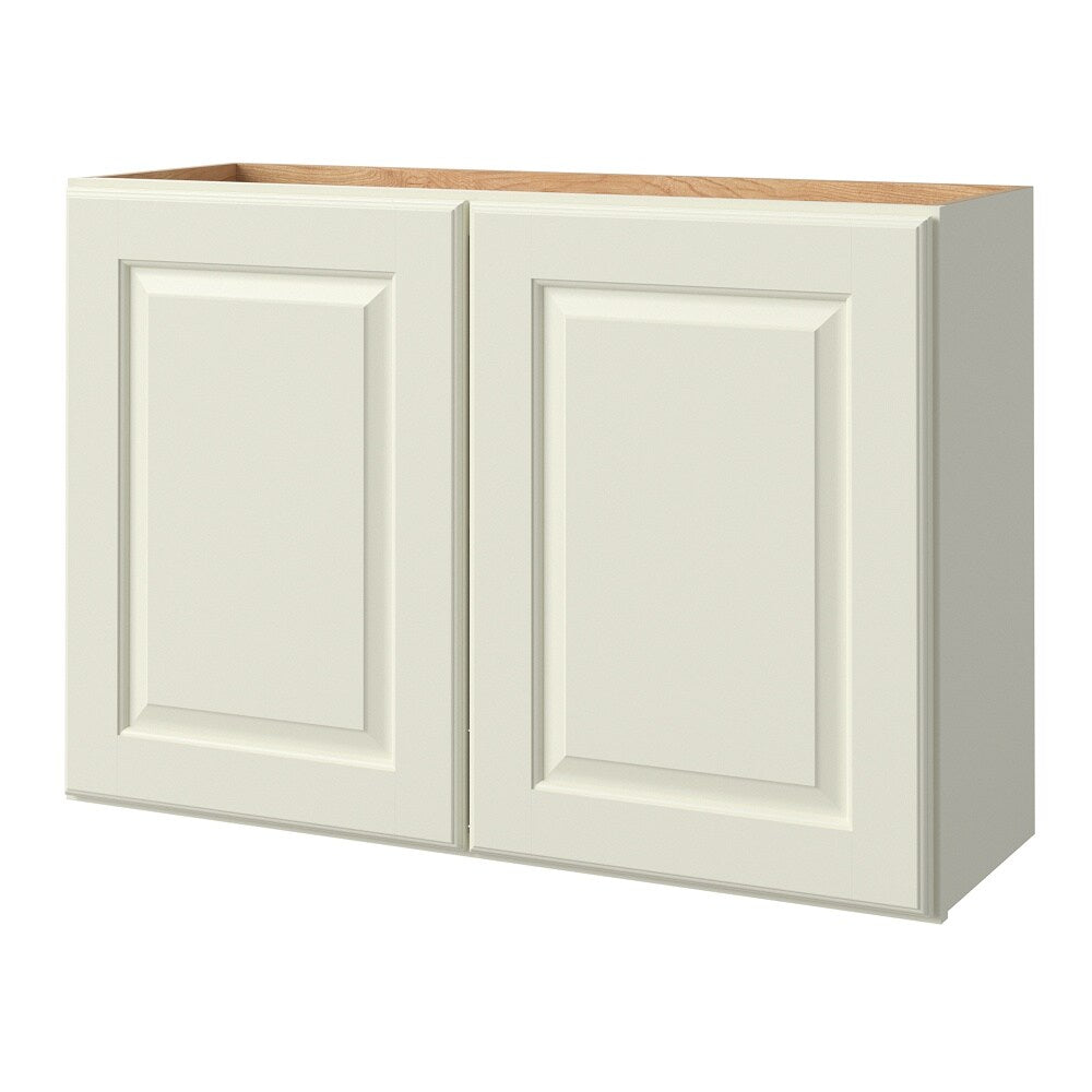 allen + roth Pattingham 36-in W x 24.5-in H x 12-in D Harbor Wall Fully Assembled Cabinet (Raised Panel Square Door Style)