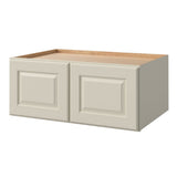 allen + roth Pattingham 36-in W x 15.125-in H x 24-in D Harbor Wall Fully Assembled Cabinet (Raised Panel Square Door Style)