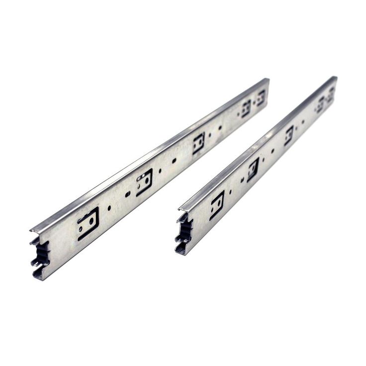 22 in. Side Mount Full Extension Ball Bearing Drawer Slide with Installation Screws (1-Pair)