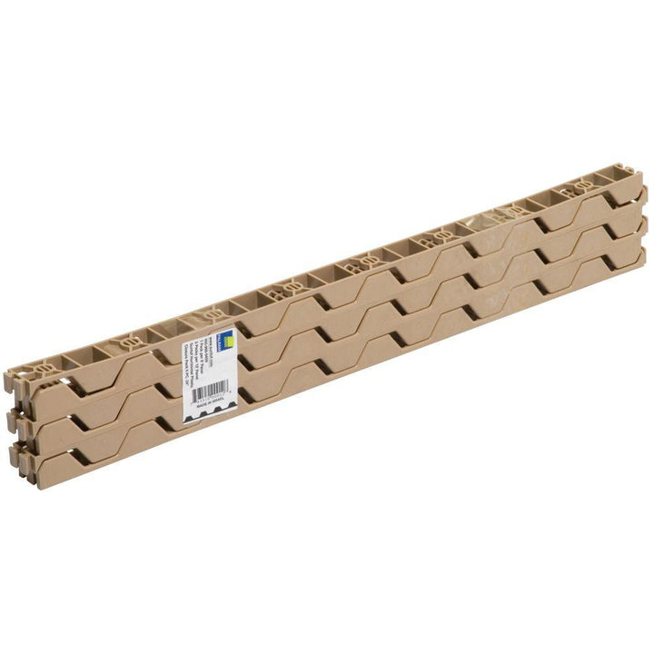 24 in. Horizontal Plastic Closure Strips (6-Pack)