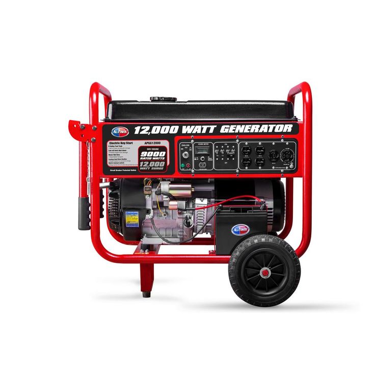 All Power 9000-Watt Gasoline Powered Electric Start Portable Generator with 459 cc Engine