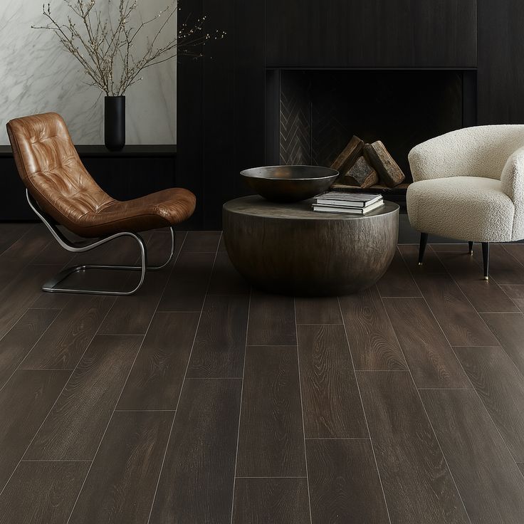Lifeproof Coffee Wood 6 in. x 24 in. Glazed Porcelain Floor and Wall Tile (14.55 sq. ft. / case)