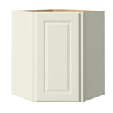 allen + roth Pattingham 24-in W x 30-in H x 12-in D Harbor Diagonal Corner Wall Fully Assembled Cabinet (Raised Panel Square Style)