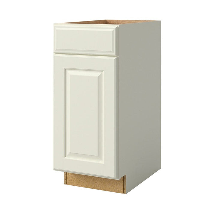 allen + roth Pattingham 15-in W x 34.5-in H x 24-in D Harbor 1-Drawer Base Fully Assembled Cabinet (Raised Panel Square Style)
