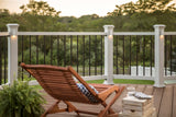 Trex 4-in x 4-in Classic White Composite Deck Post Base Trim