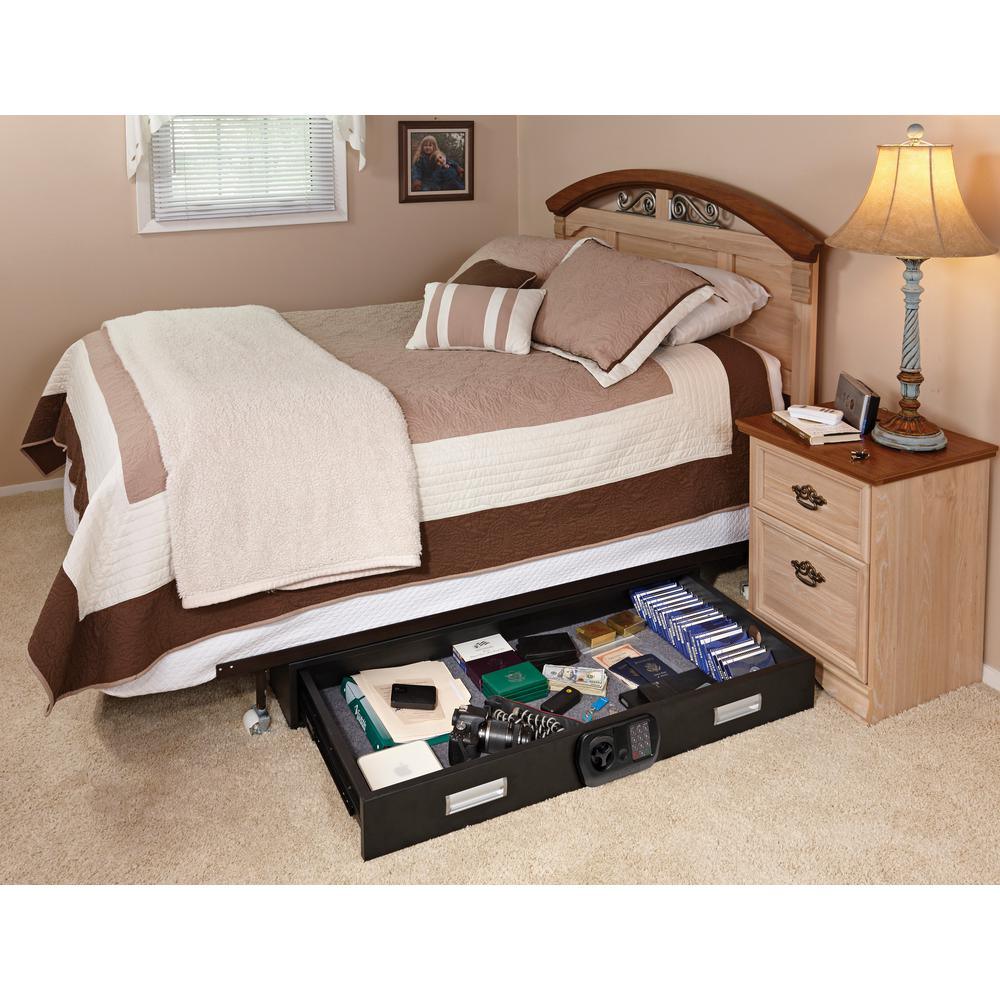 XXL Under Bed Safe 48 in. W x 7 in. H x 24 in. D with Digital Lock - Super Arbor