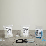 Project Source 100-Pack 2.36-in W x 0.51-in L Plastic Tile Spacer and Leveling Clips