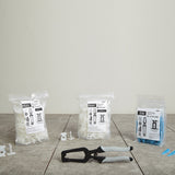 Project Source 100-Pack 1.25-in W x 1.6-in L 1/16-in Plastic Tile Leveling Spacers (Clips)