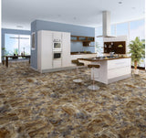 Congoleum DuraStone Elements Fossil Vinyl Tile Sample