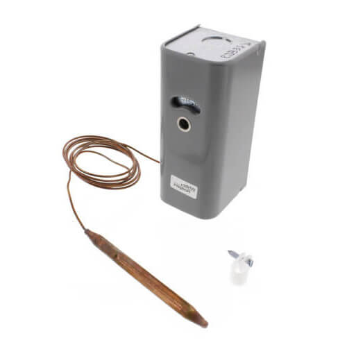 White Rodgers 1609-101 temperature controller - front view (Differential: 3.5° to 40°F; Switch Action: Close on Rise)