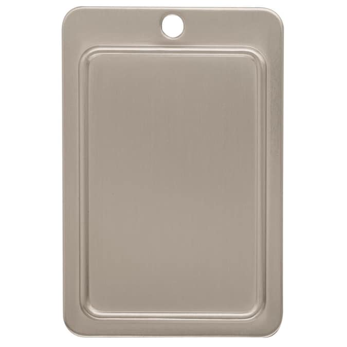 Amerock Divinity 3-in (76mm) Center to Center Satin Nickel Cylindrical Bar Drawer Pull