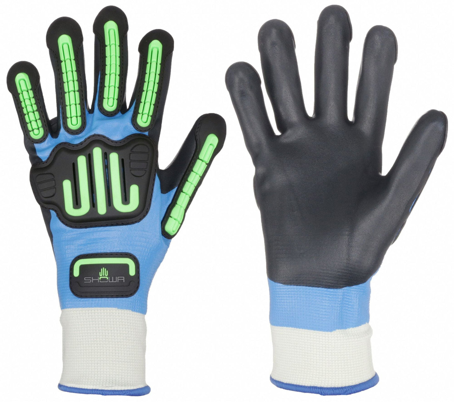 SHOWA 377-IP Sandy Foam Nitrile Double Dipped Knit Gloves - Large