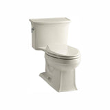 Archer 1-piece 1.28 GPF Single Flush Elongated Toilet in White - Super Arbor