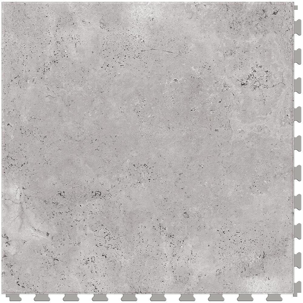 Perfection Floor Tile Travertine Collection Silver/Satin Vinyl Tile Sample, 3 in. x 10 in., 20‑mil Wear Layer