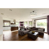 Lancaster 36 in. LED Indoor/Outdoor Ceiling Fan with Remote Control