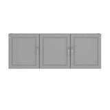 Ameriwood Home Kendall 54-in W x 20.31-in H x 12.43-in D Wall-mounted Composite Wood Garage Cabinet in Gray