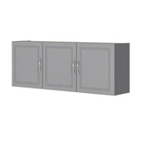 Ameriwood Home Kendall 54-in W x 20.31-in H x 12.43-in D Wall-mounted Composite Wood Garage Cabinet in Gray