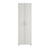 Ameriwood Home Callahan 23.7-in W x 75-in H x 15.39-in D Freestanding Composite Wood Garage Cabinet in White