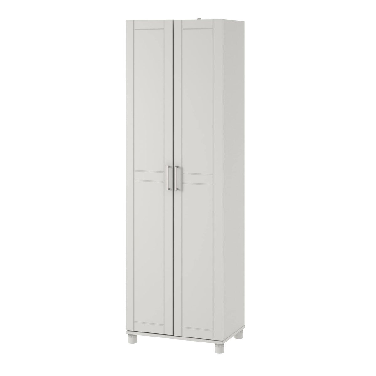 Ameriwood Home Callahan 23.7-in W x 75-in H x 15.39-in D Freestanding Composite Wood Garage Cabinet in White