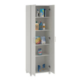 Ameriwood Home Callahan 23.7-in W x 75-in H x 15.39-in D Freestanding Composite Wood Garage Cabinet in White