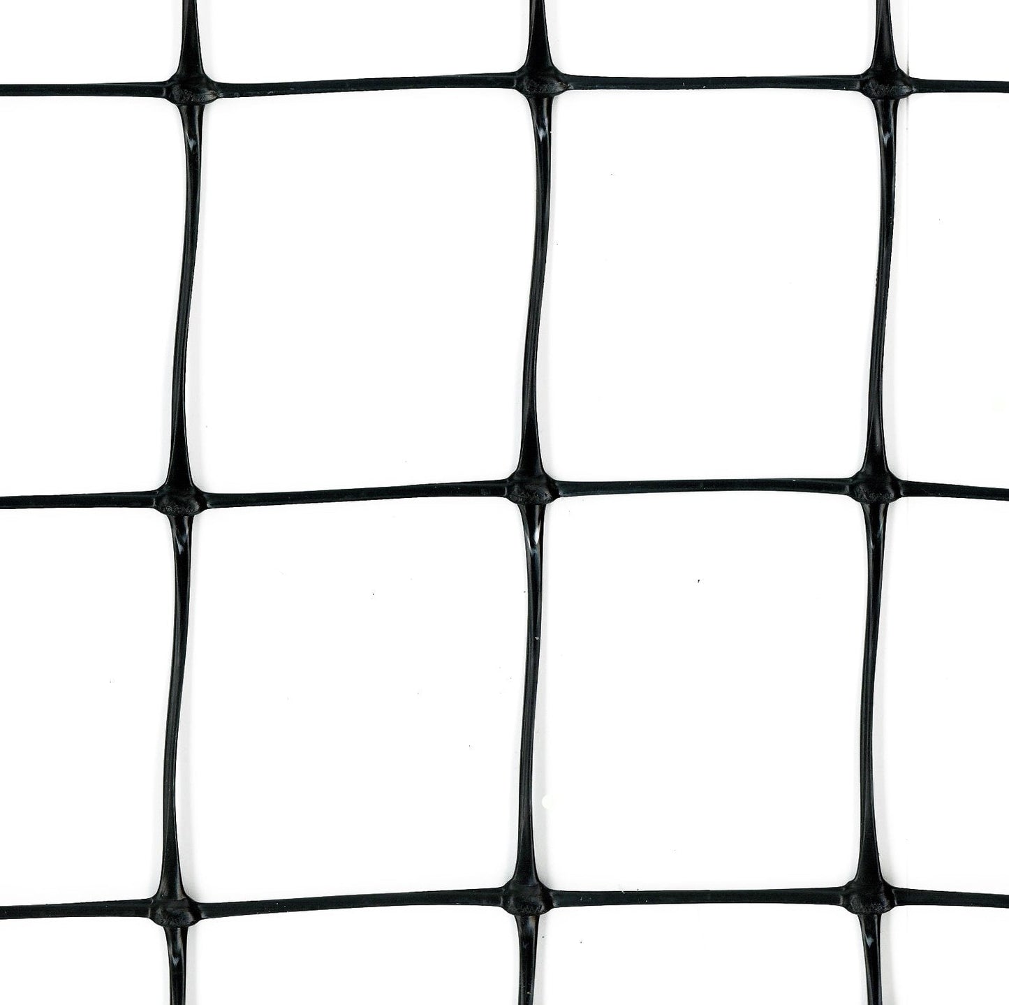 Tenax Black Plastic Extruded Mesh Roll Fencing, 330ft x 6ft, 2in x 2in Mesh