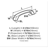 Amerock Premise (128mm) Center to Center Arch Handle Drawer Pull